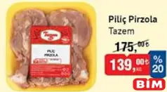 TAZEM PİLİÇ PİRZOLA KG